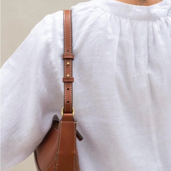 Buttercup Yellow Maxi Dress Balloon Sleeves 100% Linen XL - Picture 8 of 14